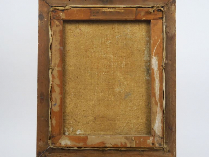 G. DUREL. "Nature morte au pichet et aux fleurs". Huile sur toile, sig