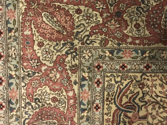Vente aux enchères Grand tapis d'orient en soie