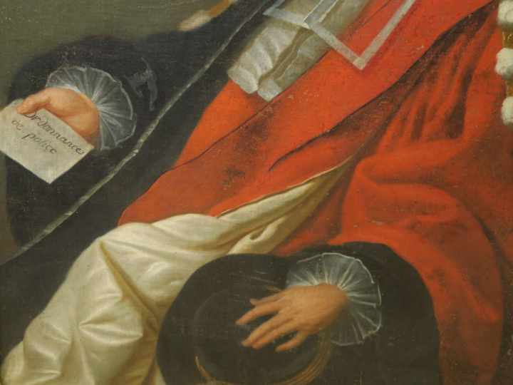 Ecole française XVIIIème. "Portrait du capitoul Raymond Vialar" Huile 