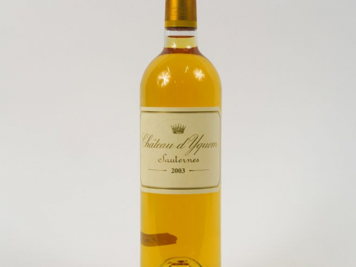 1 BOUTEILLE CHÂTEAU D'YQUEM 1er CCS SAUTERNES - 2003