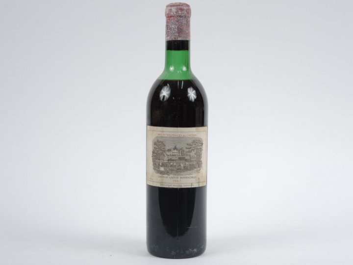 1 BOUTEILLE CHÂTEAU LAFITE ROTHSCHILD 1er GCC PAUILLAC - 1967 - HEP-ME