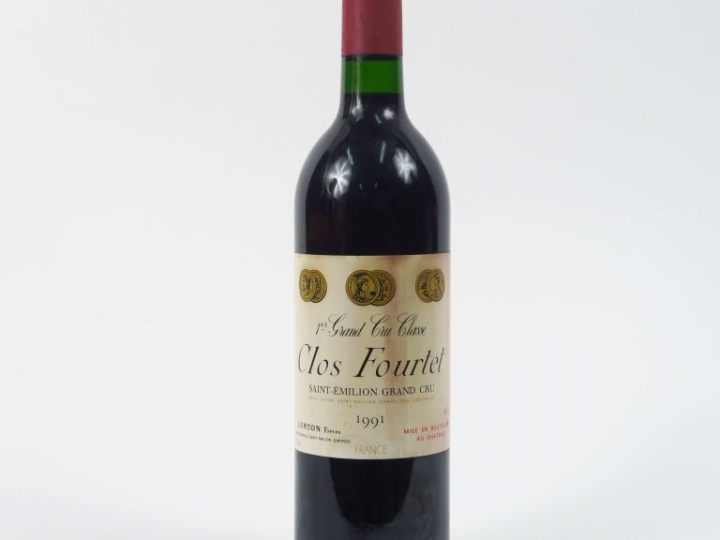 1 BOUTEILLE CLOS FOURTET 1er GCC ST EMILION - 1991 - ELT