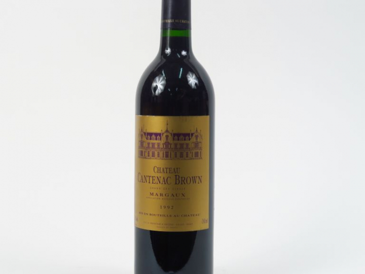 1 BOUTEILLE CHÂTEAU CANTENAC BROWN GCC MARGAUX - 1992