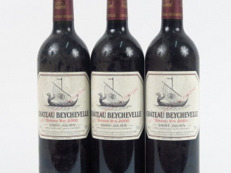 Vente aux enchères 3 BOUTEILLES CHÂTEAU BEYCHEVELLE GCC ST JULIEN - 2000