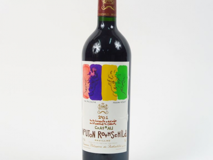 1 BOUTEILLE CHÂTEAU MOUTON ROTHSCHILD 1er GCC PAUILLAC - 2001 - EL FRO