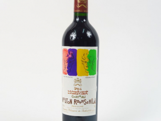 Vente aux enchères 1 BOUTEILLE CHÂTEAU MOUTON ROTHSCHILD 1er GCC PAUILLAC - 2001 - EL FRO