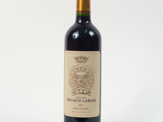 Vente aux enchères 1 BOUTEILLE CHÂTEAU GRUAUD LAROSE GCC ST JULIEN - 2007