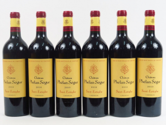 Vente aux enchères 6 BOUTEILLES CHÂTEAU PHELAN SEGUR ST ESTEPHE - 2010