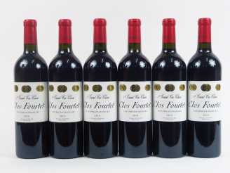 Vente aux enchères 6 BOUTEILLES CLOS FOURTET 1er GCC ST EMILION - 2010
