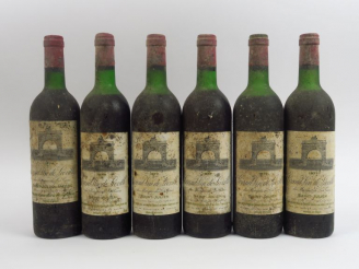Vente aux enchères 6 BOUTEILLES CHÂTEAU LEOVILLE LAS CASES GCC ST JULIEN - 1 de 1974 MEP-