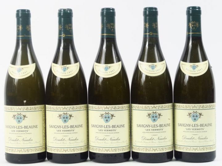 5 BOUTEILLES SAVIGNY LES BEAUNE 'LES VERMOTS' DOUDET AUDIN - 1997