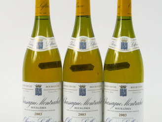Vente aux enchères 3 BOUTEILLES CHASSAGNE MONTRACHET 'HOUILLERES' O. LEFLAIVE - 2003