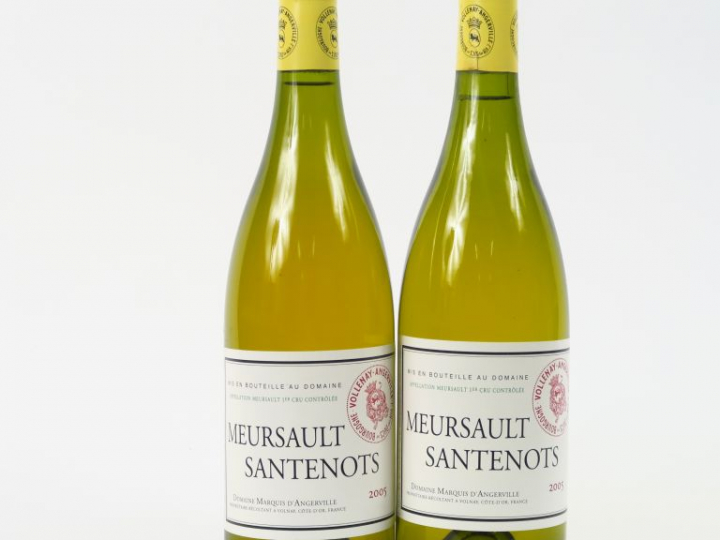 2 BOUTEILLES MEURSAULT SANTENOTS MARQUIS D'ANGERVILLE - 2005