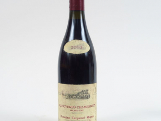 Vente aux enchères 1 BOUTEILLE MAZOYERES CHAMBERTIN GC TAUPENOT MERME - 2003