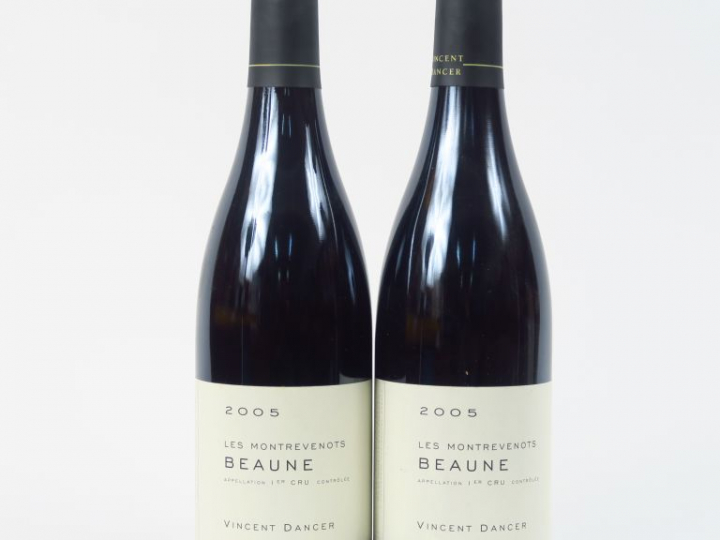 2 BOUTEILLES BEAUNE 1er CRU 'LES MONTREVENOTS' V. DANCER - 2005