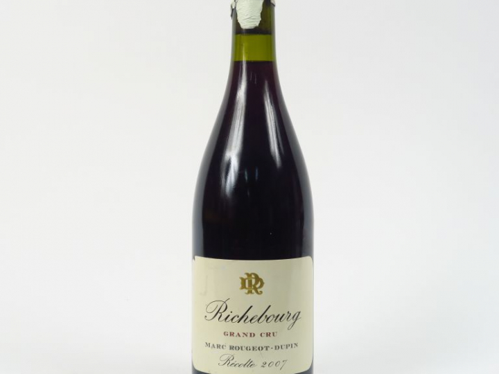 1 BOUTEILLE RICHEBOURG GC M. ROUGEOT DUPIN - 2007 - CAPS DECHIREE