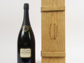 Vente aux enchères 1 MAGNUM CHAMPAGNE BOLLINGER 'GRANDE ANNEE' - 1990 - COFFRET