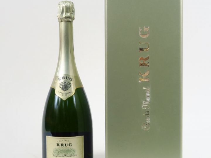 1 BOUTEILLE CHAMPAGNE KRUG 'CLOS DU MESNIL' - 1995 - COFFRET