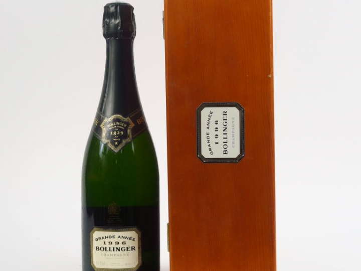 1 BOUTEILLE CHAMPAGNE BOLLINGER 'GRANDE ANNEE' - 1996 - COFFRET