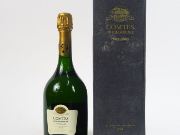 1 BOUTEILLE CHAMPAGNE TAITTINGER COMTES DE CHAMPAGNE BLANC DE BLANCS -