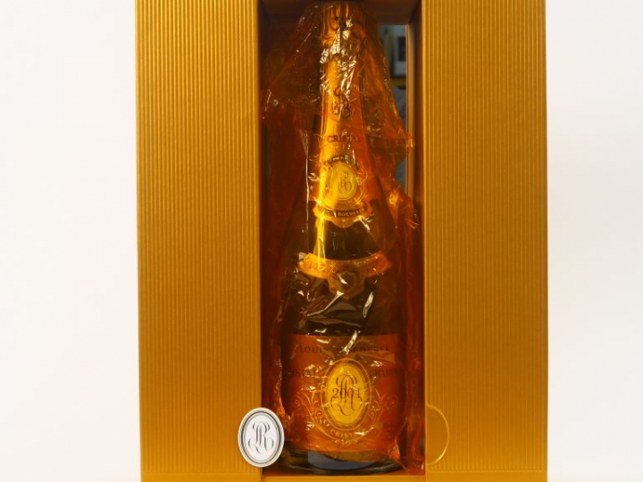 1 BOUTEILLE CHAMPAGNE 'CRISTAL' LOUIS ROEDERER - 2004 -COFFRET