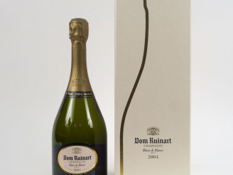Vente aux enchères 1 BOUTEILLE CHAMPAGNE DOM RUINART 'BLANC DE BLANCS' - 2004 - COFFRET