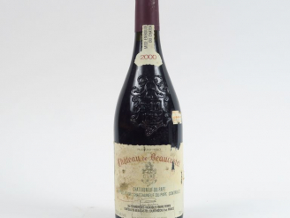 Vente aux enchères 1 BOUTEILLE CHATEAUNEUF DU PAPE CHÂTEAU DE BEAUCASTEL - 2000 - ELA