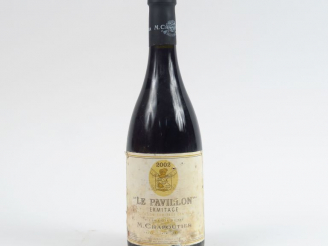 Vente aux enchères 1 BOUTEILLE ERMITAGE ' LE PAVILLON' M. CHAPOUTIER - 2002 - ELA