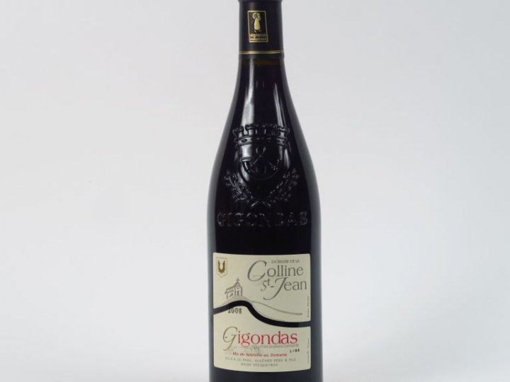 1 BOUTEILLE GIGONDAS DOMAINE DE LA COLLINE ST JEAN - 2008