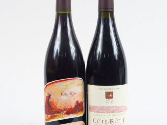 Vente aux enchères 2 BOUTEILLES CÔTE ROTIE : 1 P. GAILLARD 2006 - 1 'CHAMPIN LE SEIGNEUR'