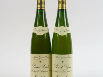 Vente aux enchères 2 BOUTEILLES PINOT GRIS 'ALTENBERG DE BERGHEIM' LORENTZ - 2002