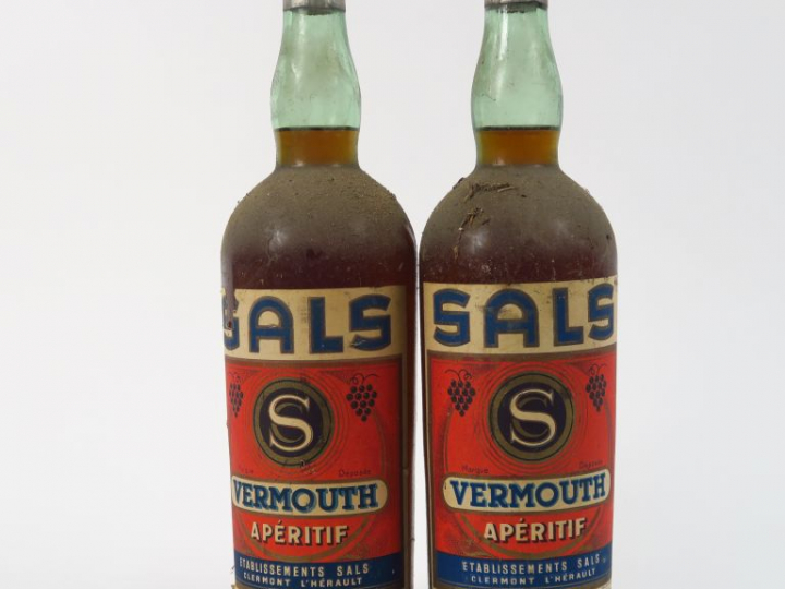 2 BOUTEILLES VERMOUTH SALS
