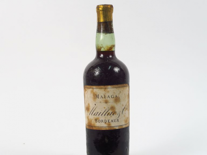 1 VIEILLE BOUTEILLE MALAGA MAILLAC   CIE