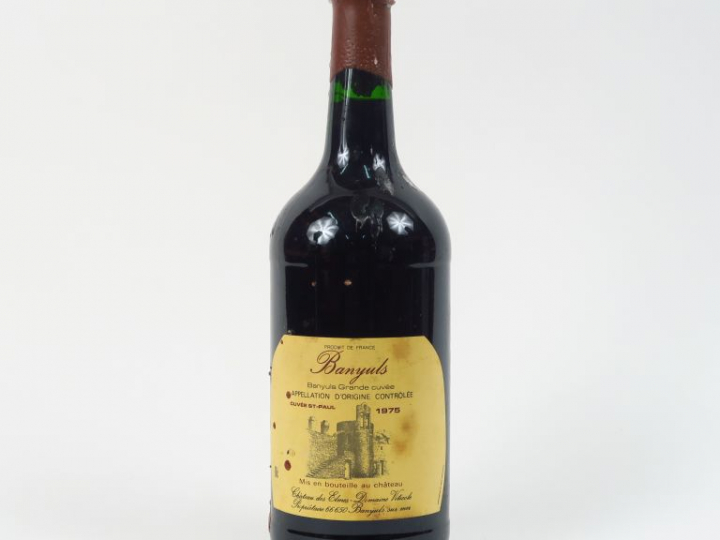 1 BOUTEILLE (1 L) BANYULS 'GRANDE CUVEE' CHÂTEAU DES ELMES - 1975