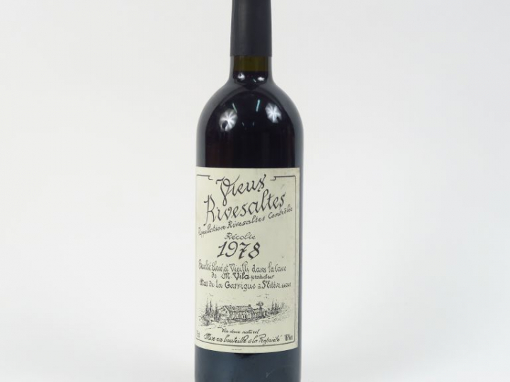 1 BOUTEILLE VIEUX RIVESALTES M. VILA - 1978
