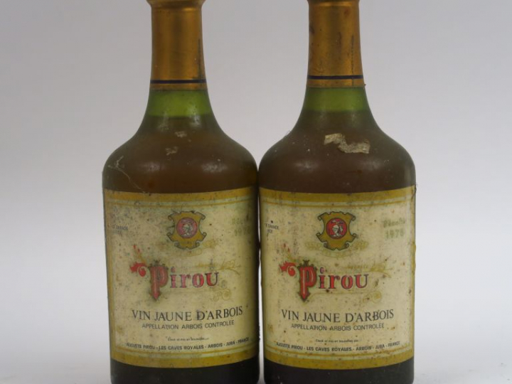 2 BOUTEILLES VIN JAUNE A. PIROU - 1978 - BS