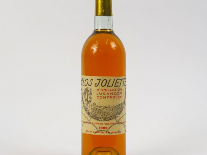 1 BOUTEILLE CLOS JOLIETTE JURANCON - 1983 - BG