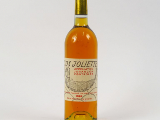 Vente aux enchères 1 BOUTEILLE CLOS JOLIETTE JURANCON - 1982