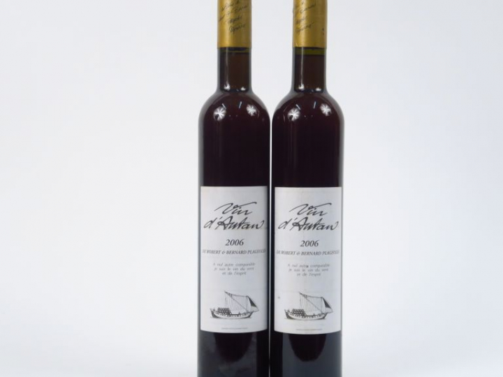 2 BOUTEILLES VIN D'AUTAN PLAGEOLLES - 2006