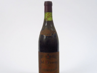 Vente aux enchères 1 BOUTEILLE CORBIERES A. BRESSON - 1958 - EA/3 CM