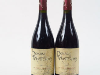 Vente aux enchères 2 BOUTEILLES DOMAINE DE MONTCALMES COTEAUX DU LANGUEDOC - 1 de 2001/1 