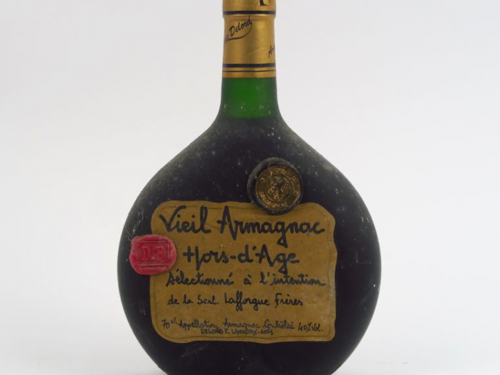 1 BOUTEILLE VIEIL ARMAGNAC 'HORS D'AGE' DELORD