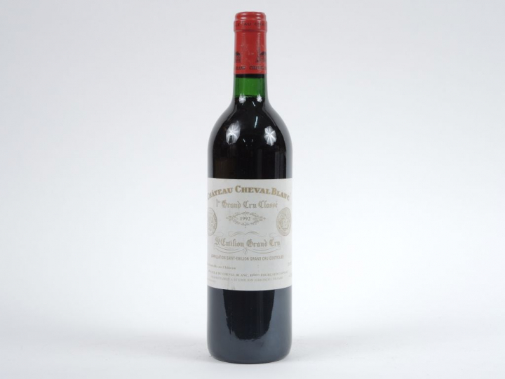 1 BOUTEILLE CHÂTEAU CHEVAL BLANC 1er GCC ST EMILION - 1992 - BG