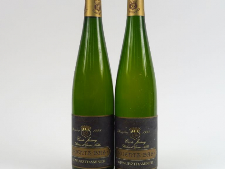 2 BOUTEILLES GEWURZTRAMINER 'CUVEE JEREMY' S.G.N. KUENTZ BAS - 1998