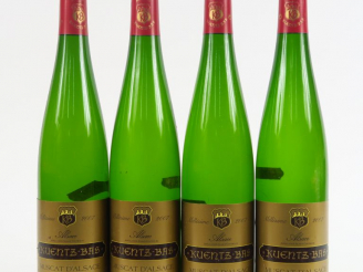 Vente aux enchères 4 BOUTEILLES MUSCAT D'ALSACE 'COLLECTION' KUENTZ BAS - 2007