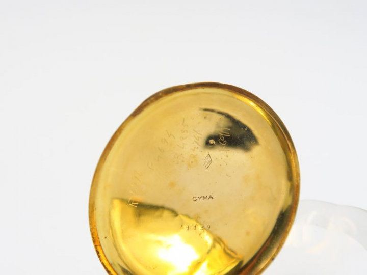 Montre de gousset en or. Poids tel. 76,68 g