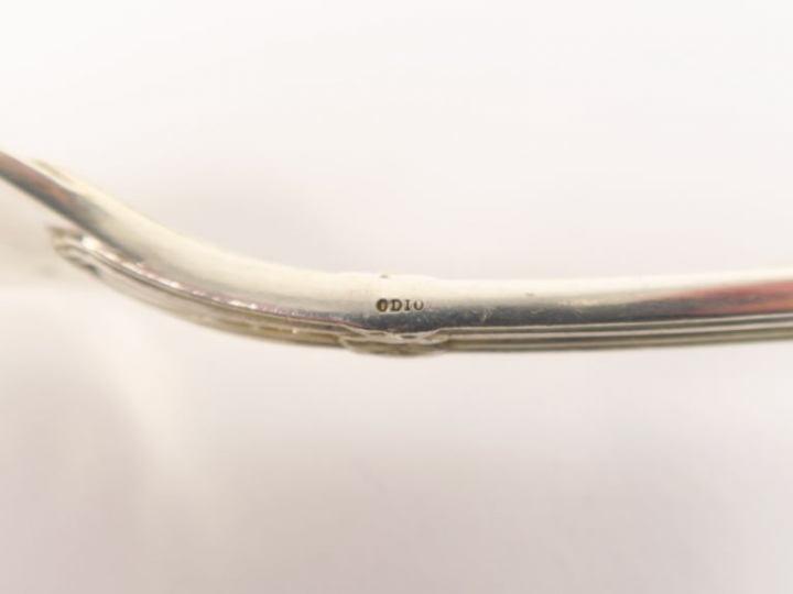 Partie de ménagère en argent, poinçon Minerve, à décor de tiges enruba