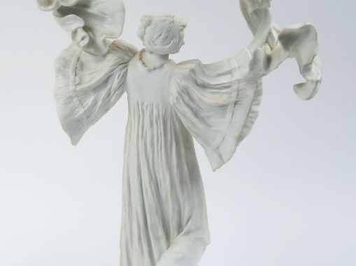 Agathon LEONARD "Danseuse à l'écharpe" Sujet en biscuit de Sèvres. Por