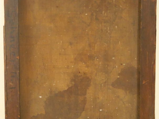 Ecole italienne XVIIème  "Suzanne et les Vieillards" Huile sur toile. 