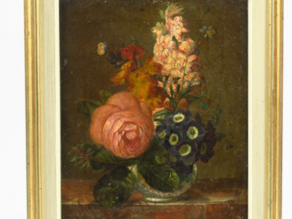 Vente aux enchères Entourage de Jacob Van Os  "Natures mortes aux fruits et aux fleurs" P